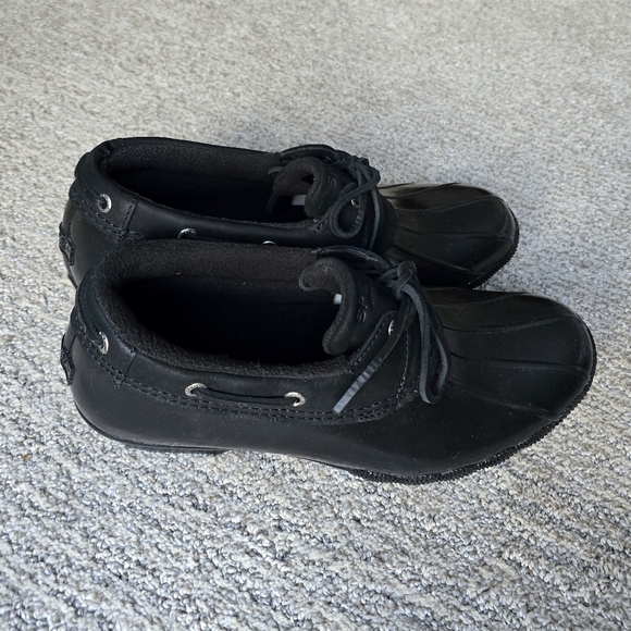 Sperry Saltwater 1 Eye duck shoe, size 9, black - Picture 3 of 5